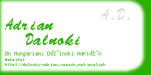 adrian dalnoki business card